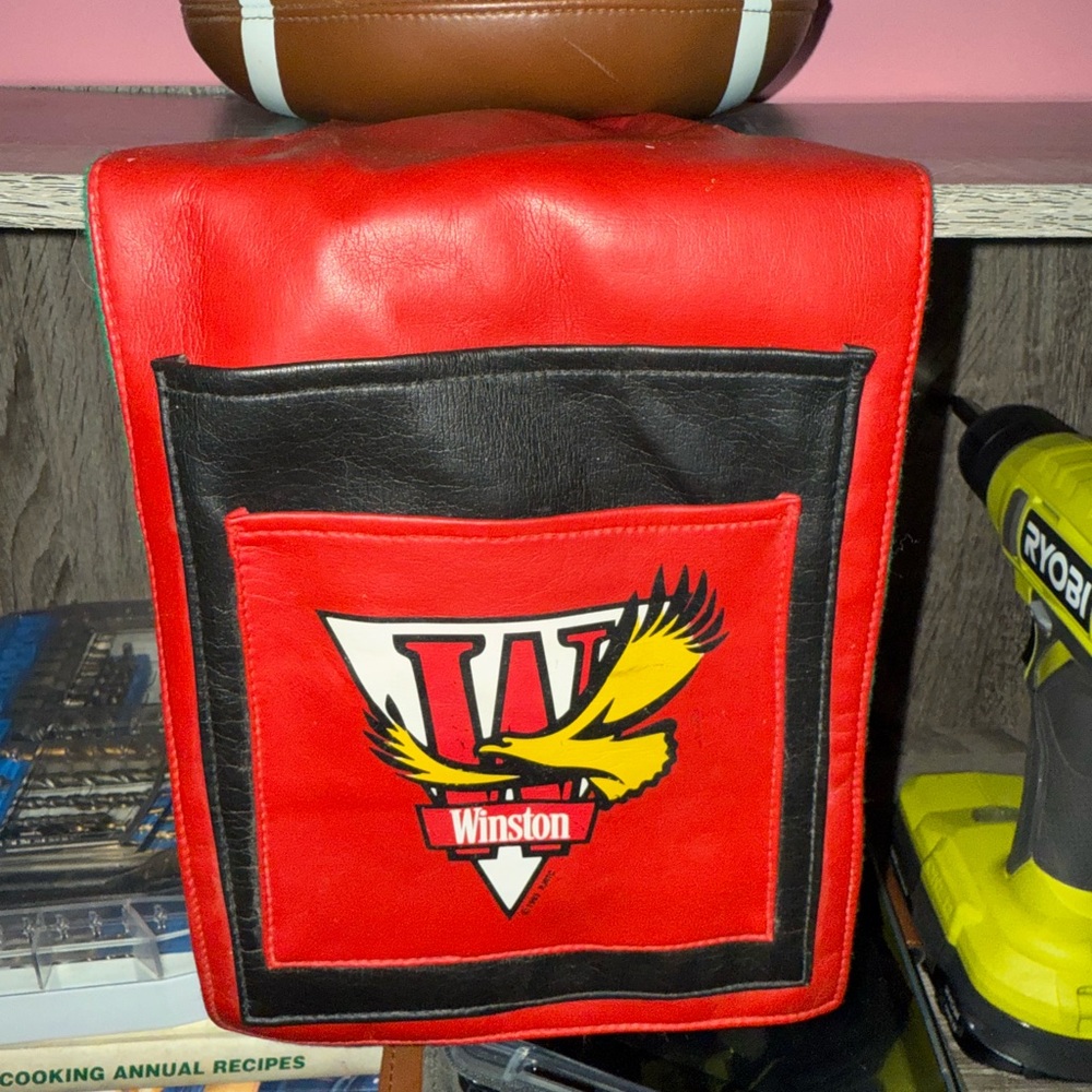 Winston Red and Black Cup Holder for your Couch